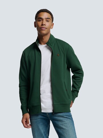 Veste de survêtement No Excess en vert : devant