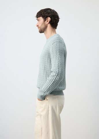 MANGO MAN Sweater 'Muguet' in Green