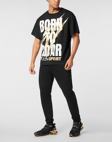 Plein Sport - Camiseta 'Scratch' en negro