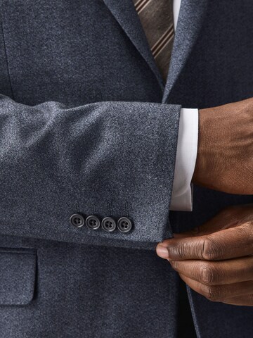 Next Slim fit Business-colbert 'Motionflex' in Blauw