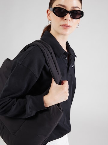 juoda Nike Sportswear Marškinėliai 'Essential'