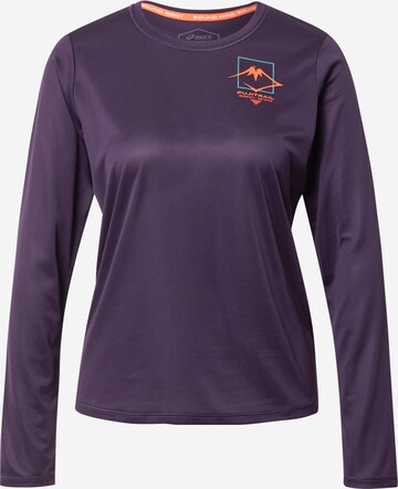 ASICS - Camiseta funcional 'Fuyitrail' en lila: frente