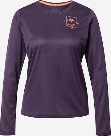 ASICS Sportshirt 'Fuyitrail' in Lila: predná strana