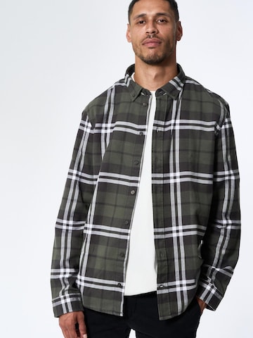 Legends Regular fit Overhemd 'Humphrey Flannel check shirt - Duffel Bag' in Rood