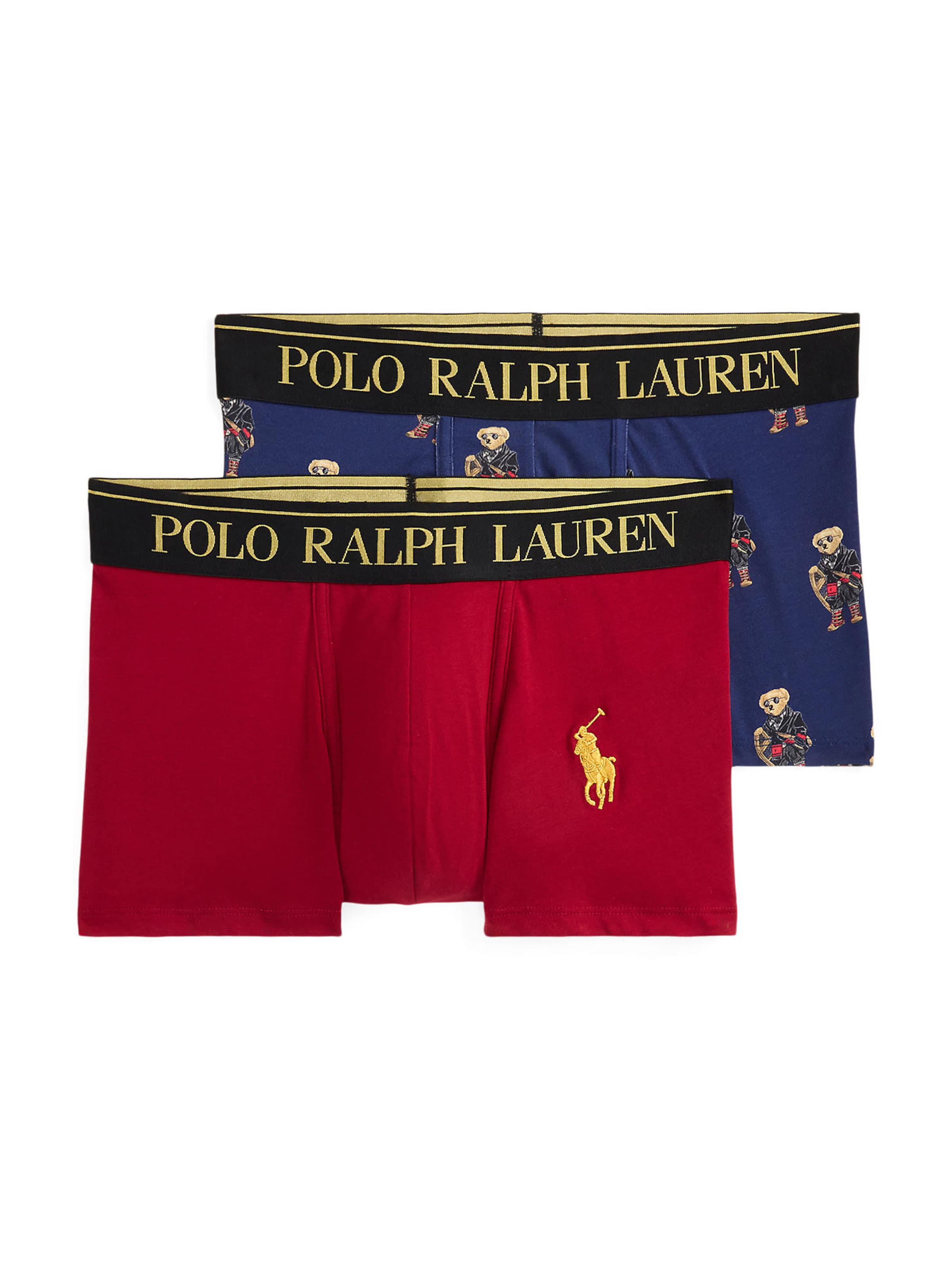 Boxers Polo Ralph Lauren en bleu : devant