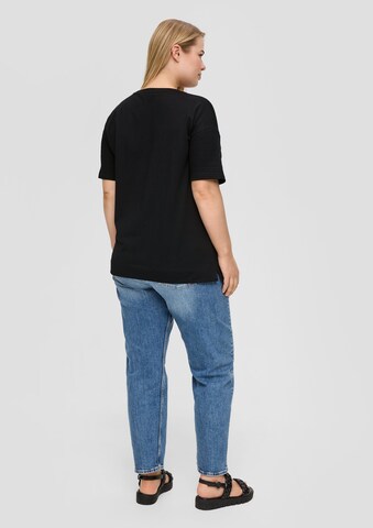 s.Oliver T-Shirt in Schwarz