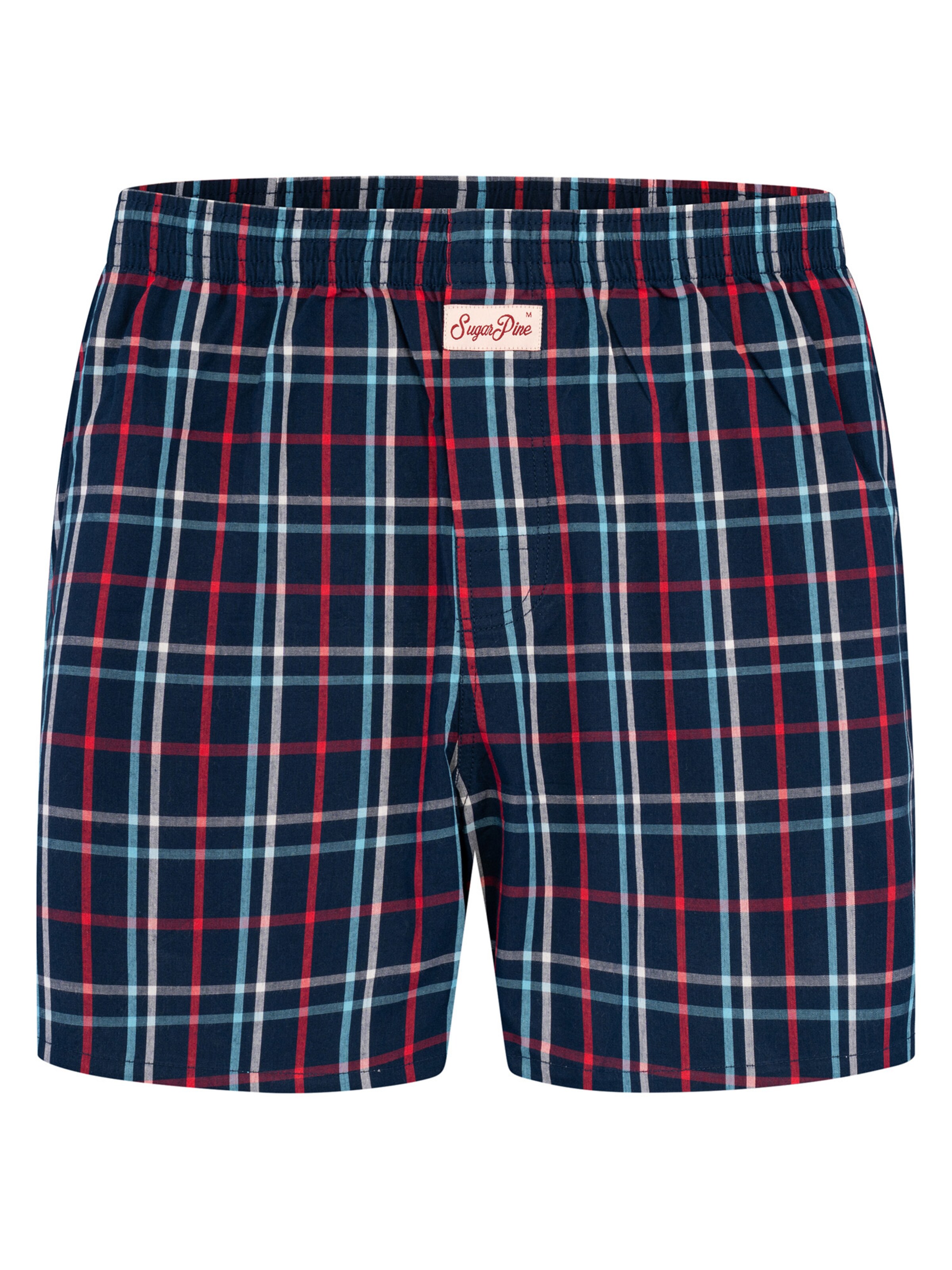Boxers ' Mix Karos ' Sugar Pine en bleu