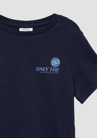 s.Oliver T-Shirt in Blau