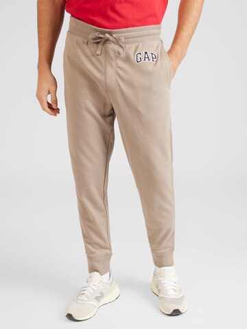 GAP Конический (Tapered) Штаны в Коричневый: спереди