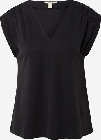 T-shirt ESPRIT en noir : devant