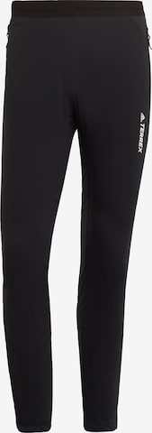 ADIDAS TERREX Slim fit Outdoor Pants 'Xperior' in Black: front