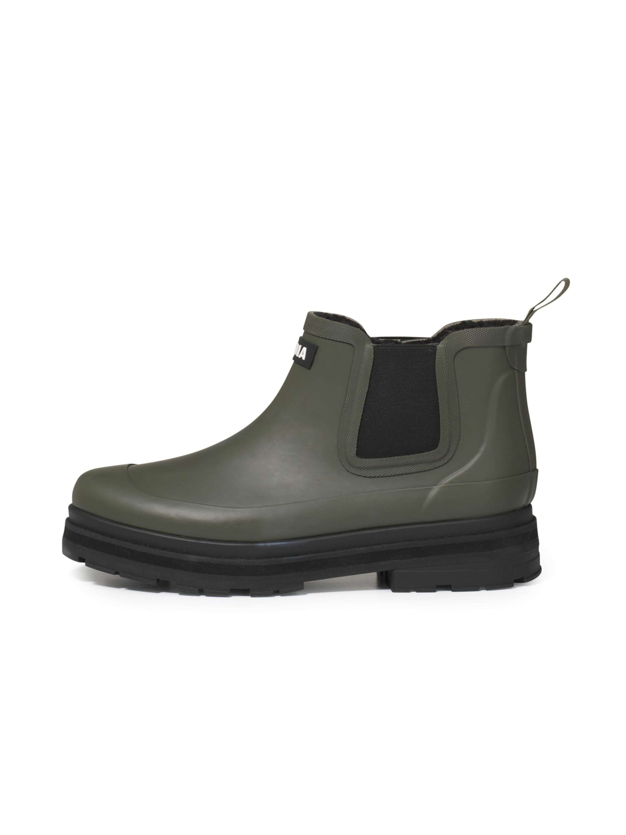 AIGLE Rubber Boots 'Soft Rain' in Green: front