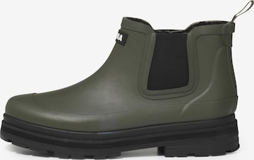 AIGLE Rubber Boots 'Soft Rain' in Green: front