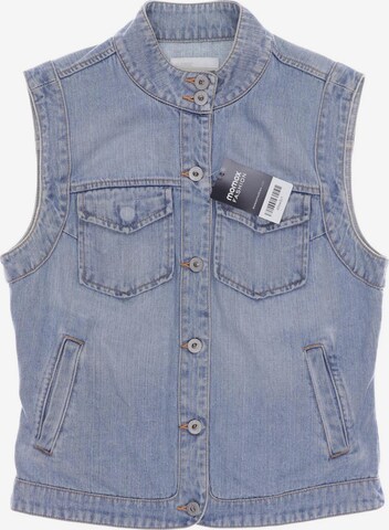 Closed Vest in L in Blue: front