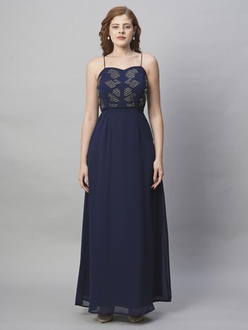 MISH Abendkleid 'Molly' in Blau: Vorderseite