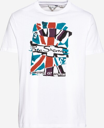 Ben Sherman T-Shirt en mélange de couleurs / blanc, Vue avec produit