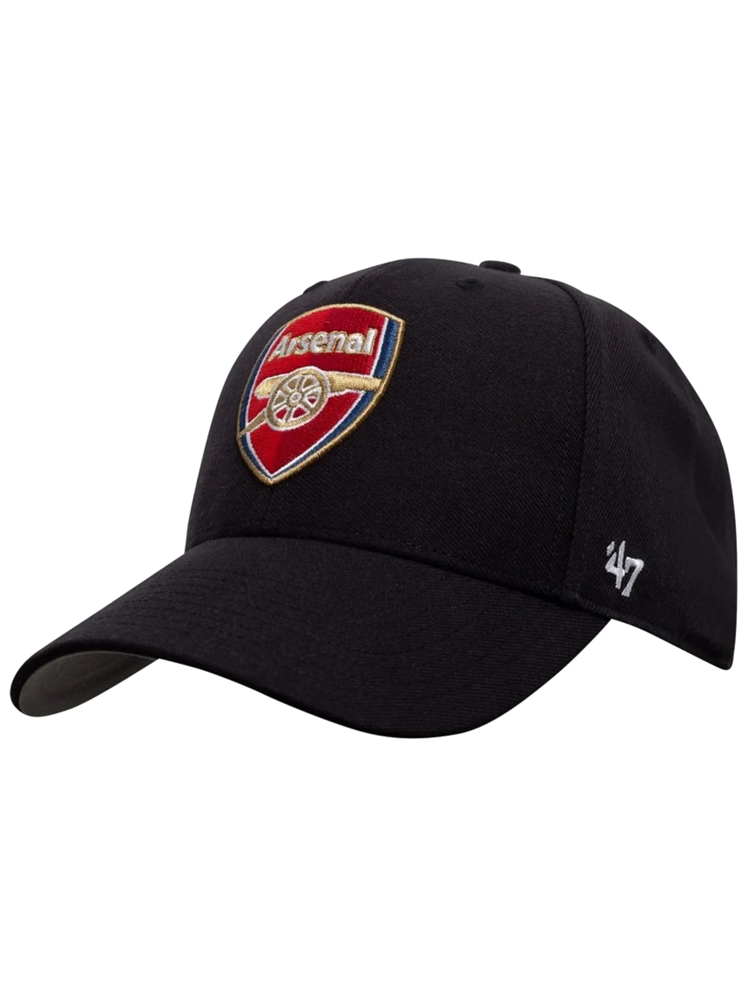 47 Cap '47 Brand Arsenal FC MVP' in Black: front