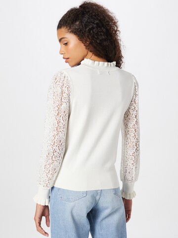 Oasis Sweter w kolorze biały