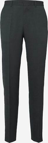 BOSS - regular Pantalón de pinzas 'H-Leon' en verde: frente