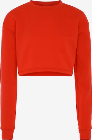 Flyweight Sweatshirt in Rood: voorkant