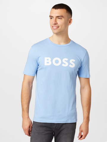 BOSS Orange - Camiseta 'Thinking 1' en azul: frente