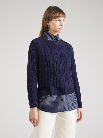 Lauren Ralph Lauren Trui in Blauw: voorkant