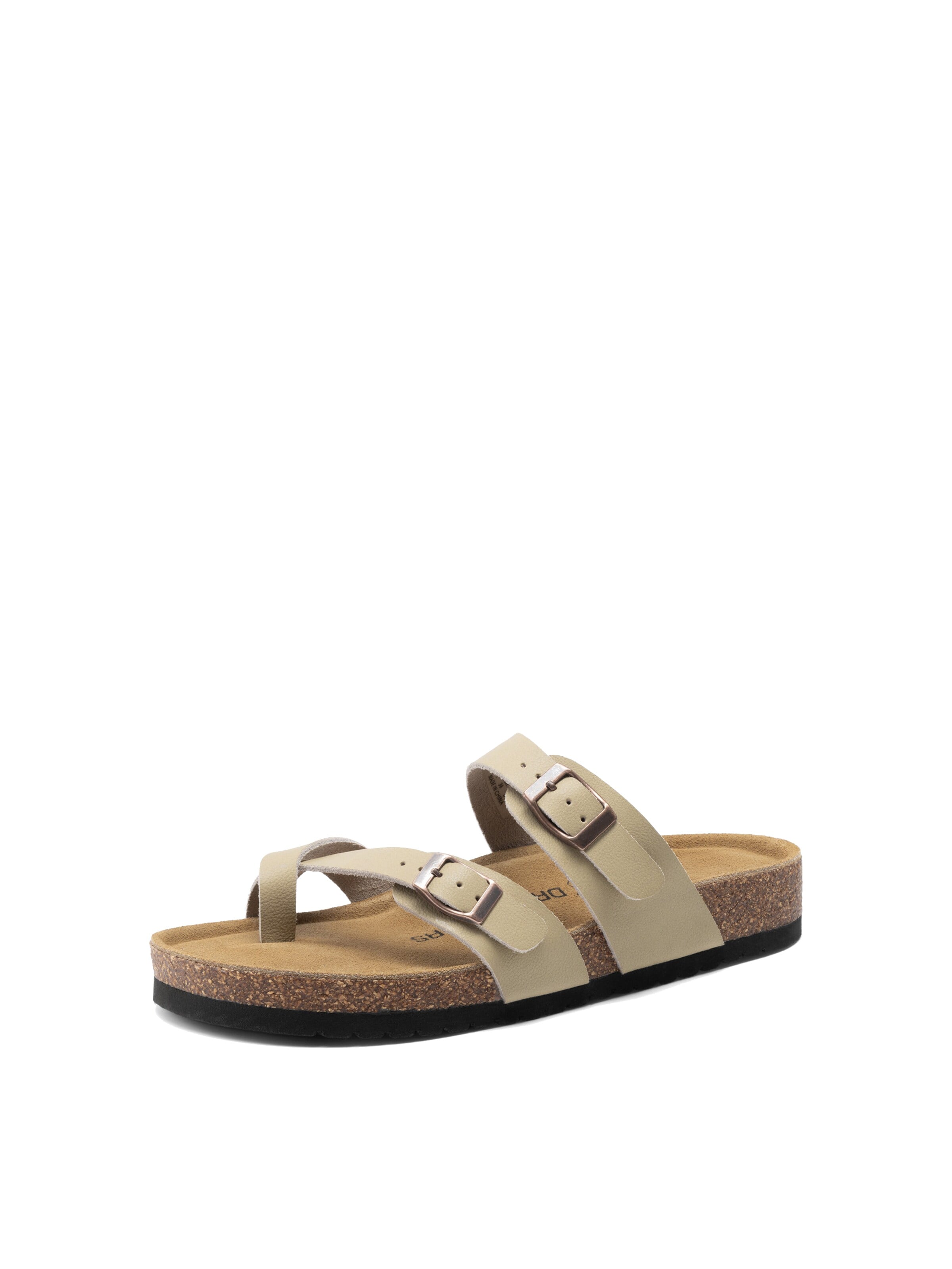 Infradito di Dream Pairs in beige: frontale