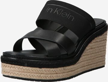 Calvin Klein Pantolette in Schwarz: predná strana