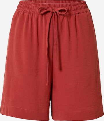 ABOUT YOU Loose fit Trousers 'Jessie' in Red: front