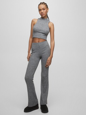 Pull&Bear Flared Leggings in Grijs