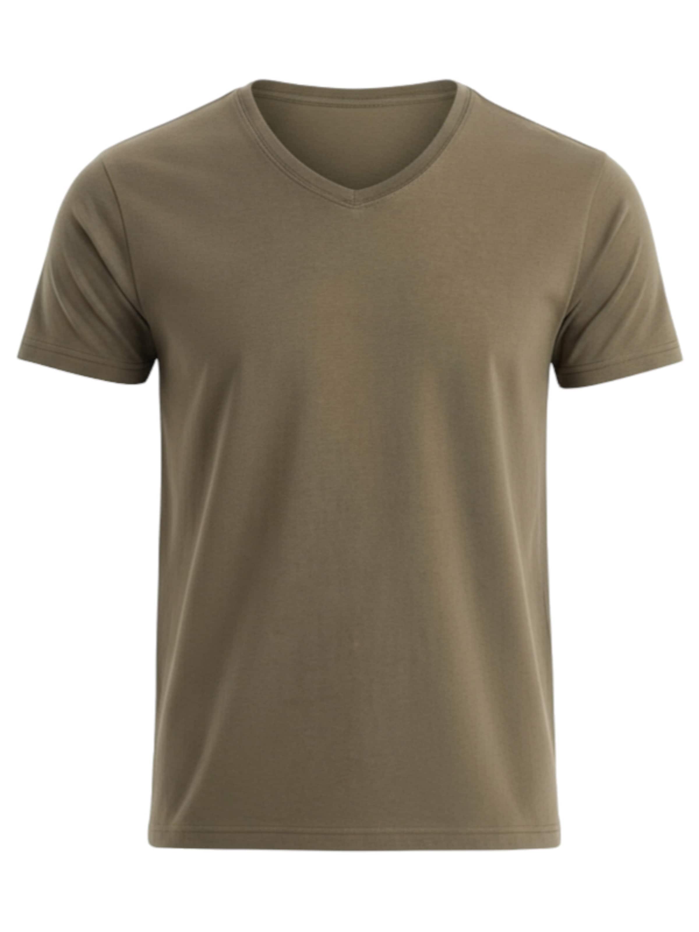 Ombre Shirt in Groen: voorkant