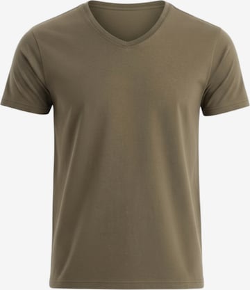 Ombre Shirt in Groen: voorkant