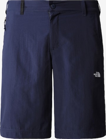 THE NORTH FACE Regular Workout Pants 'Tanken' in Blue: front