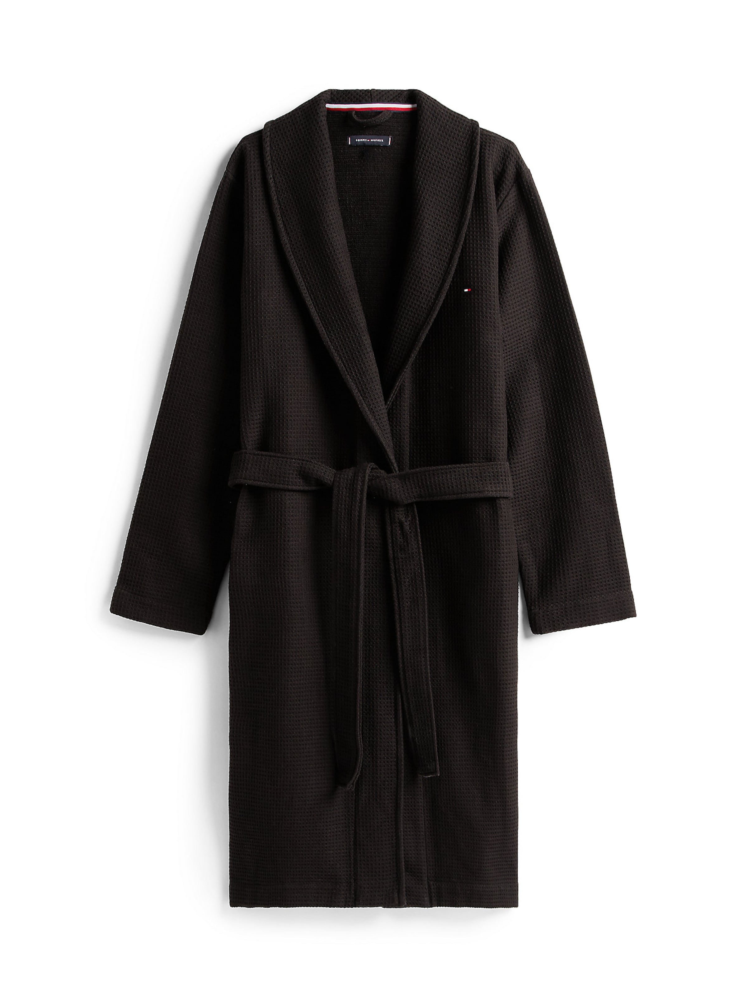 TOMMY HILFIGER Bademantel in Schwarz: Vorderseite