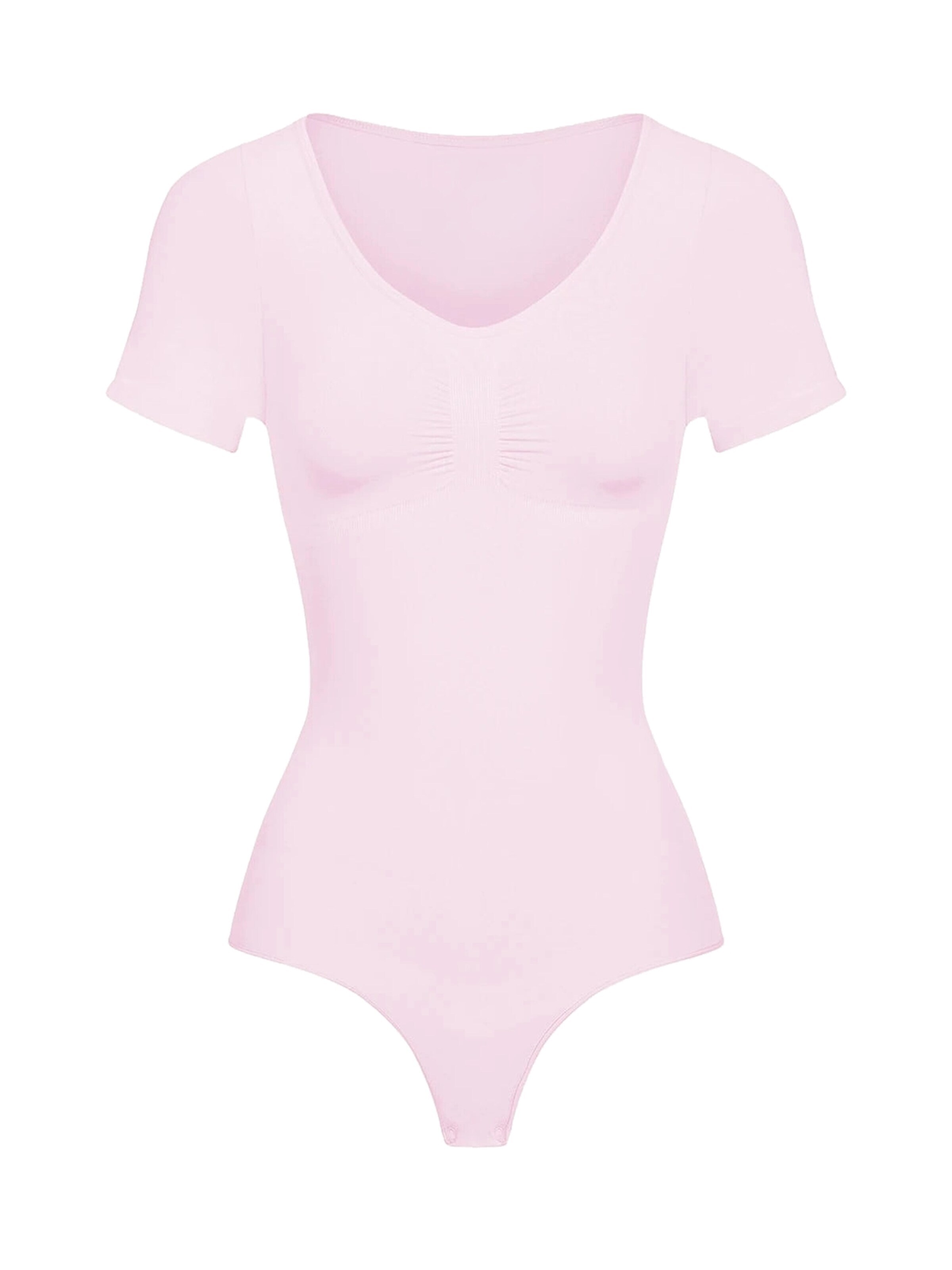 cfab Shaping bodysuit 'T-Shirt Bodysuit Sculpting Shapewear mit String' in XXL in Light pink, Item view