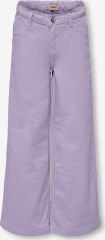 KIDS ONLY Wide leg Pants in Purple: front