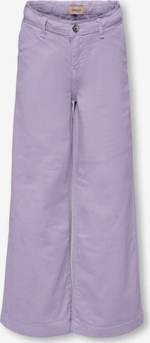 Pantalon KIDS ONLY en violet : devant