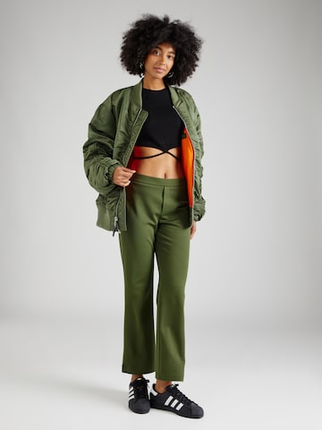 Fransa Regular Pants 'BLAZER' in Green