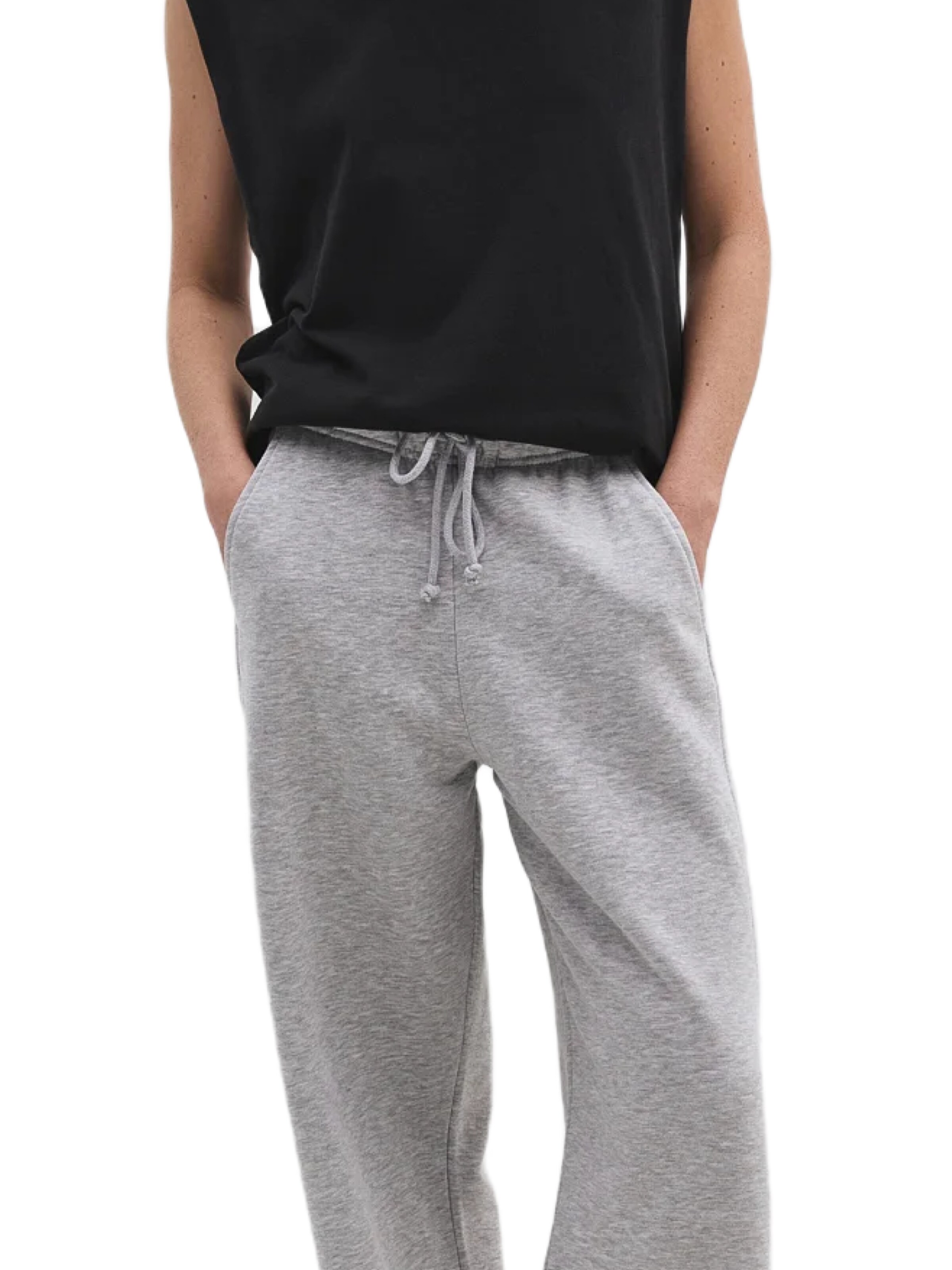 No Matter What Wide Leg Hose in Grau