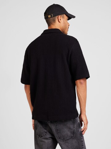 WEEKDAY Comfort Fit Hemd in Schwarz