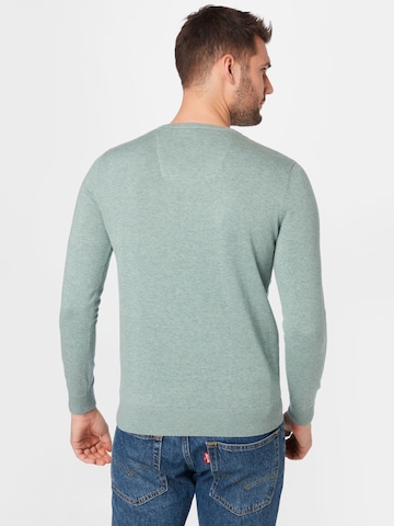 TOM TAILOR Regular Fit Pullover in Grün