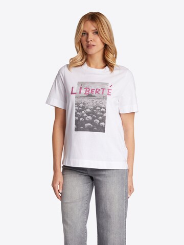 T-shirt Rich & Royal en blanc : devant