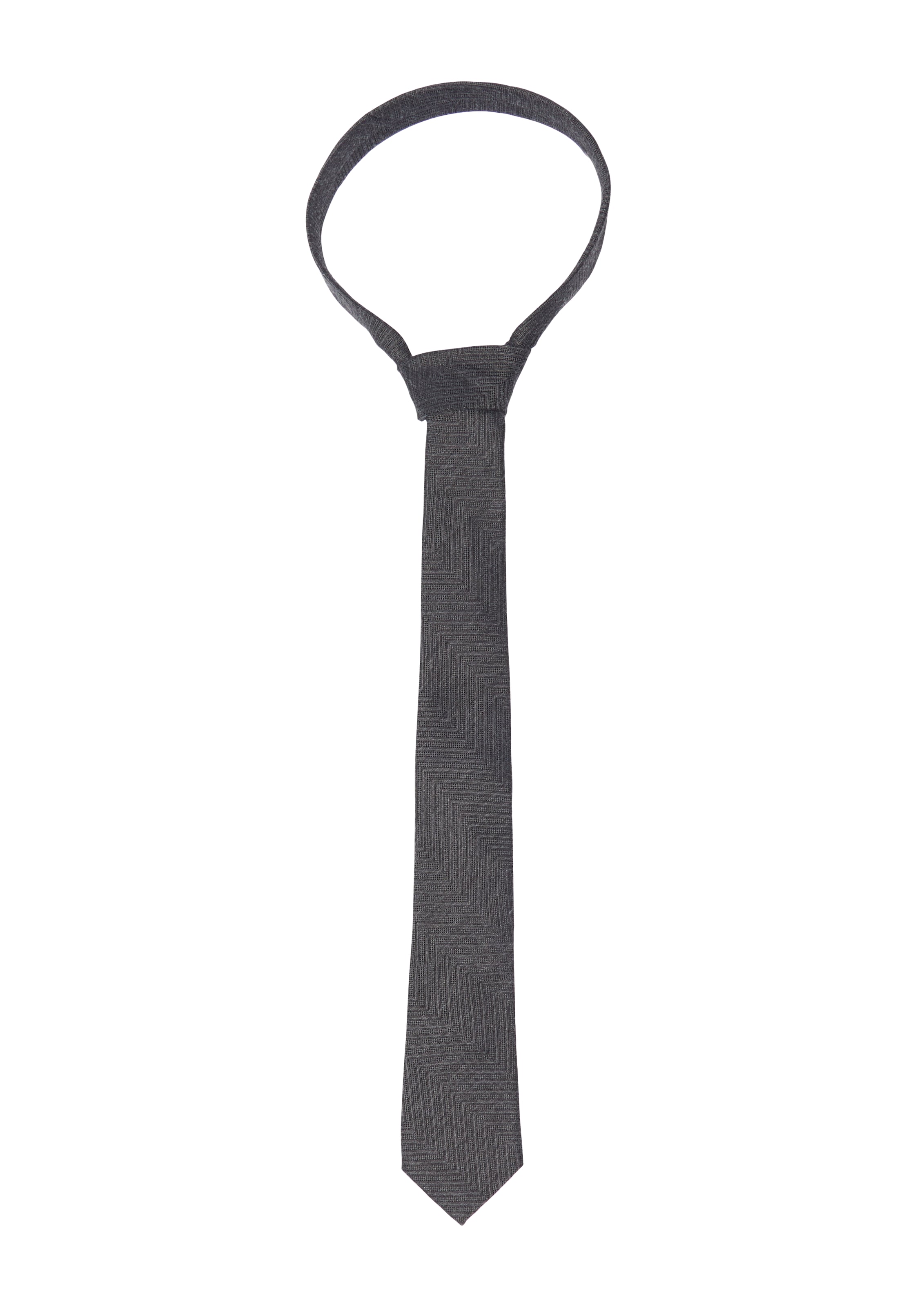 Cravate s.Oliver BLACK LABEL en gris : devant