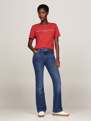 TOMMY HILFIGER T-Shirt in Rot