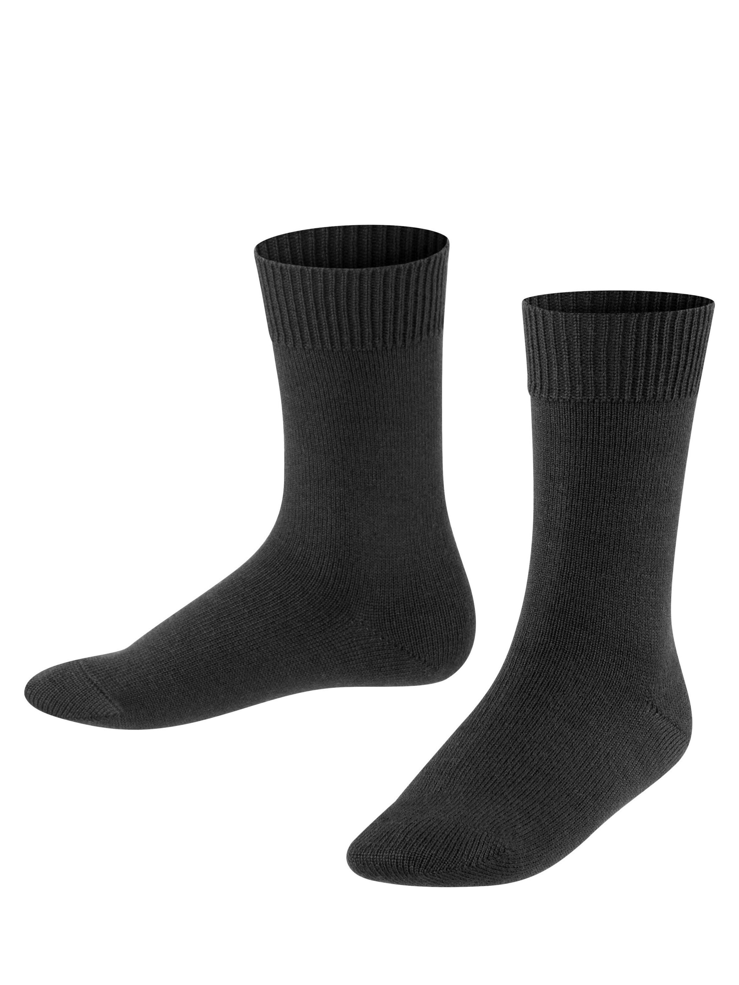 FALKE Socks 'Comfort Wool' in Black: front