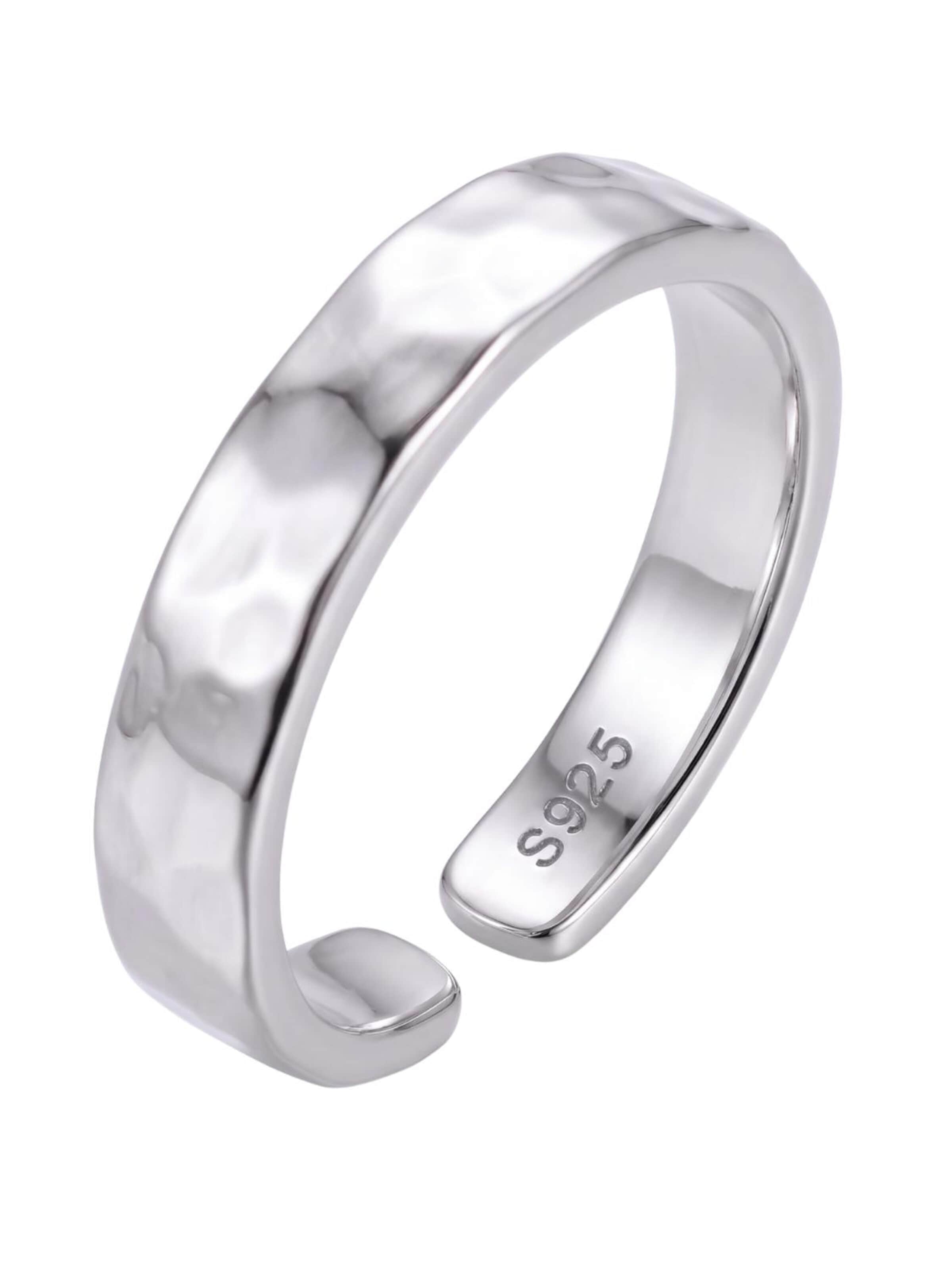 Eternal Ring 'Wave' in Silver: front