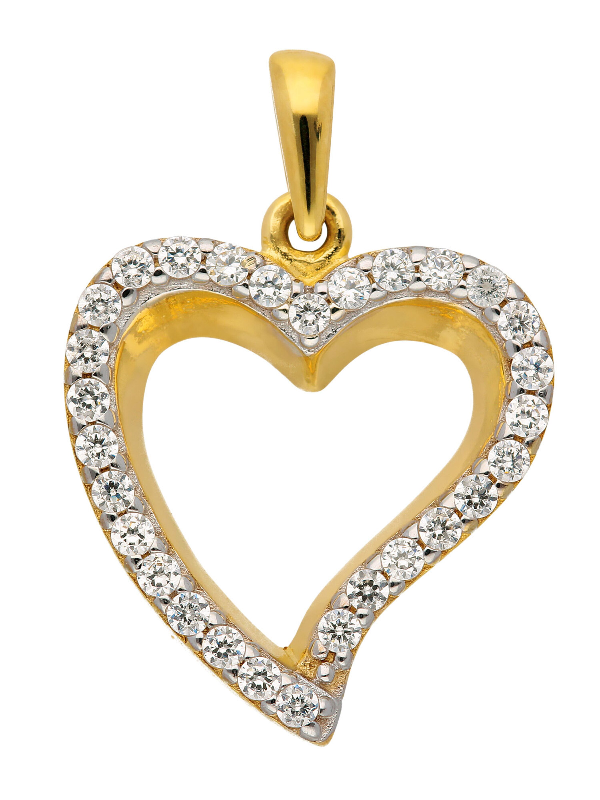 Adelia´s Pendant in Gold: front