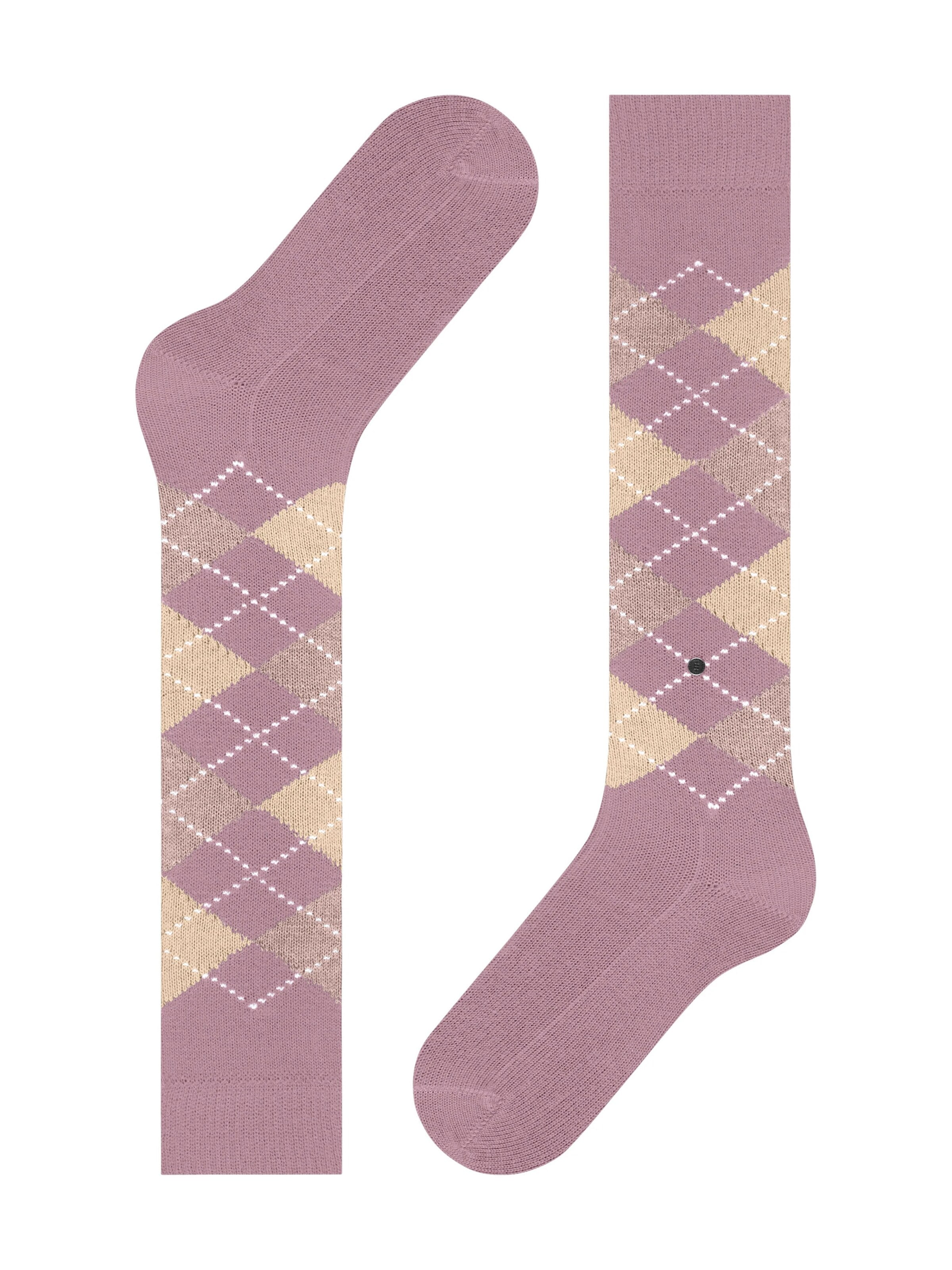 BURLINGTON Overknee Strümpfe 'Whitby'‌‌‌‌ in Lila