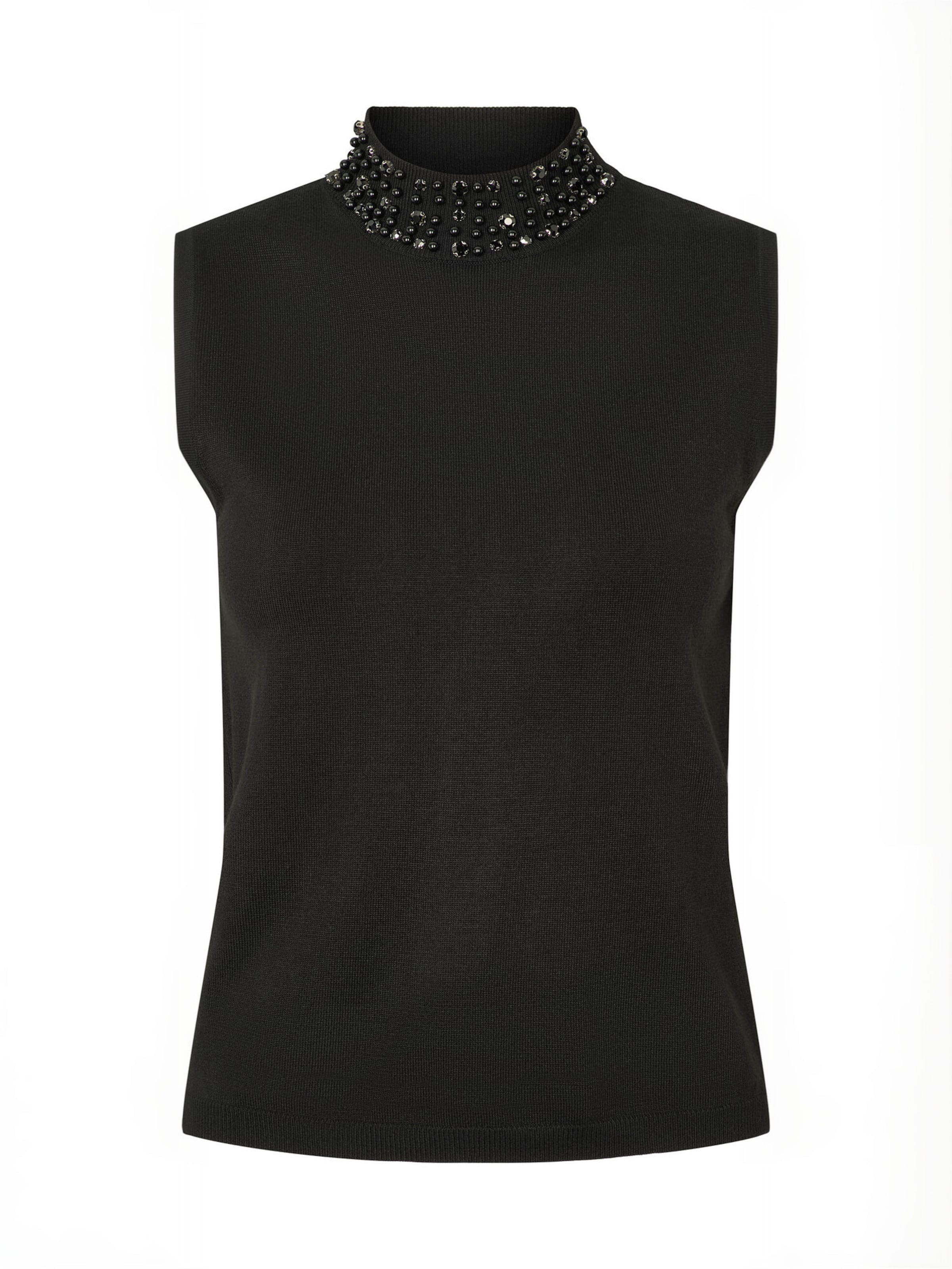 RUE de FEMME - Top ' Tirsa ' en negro: frente