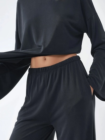 Busem Wide leg Broek in Grijs